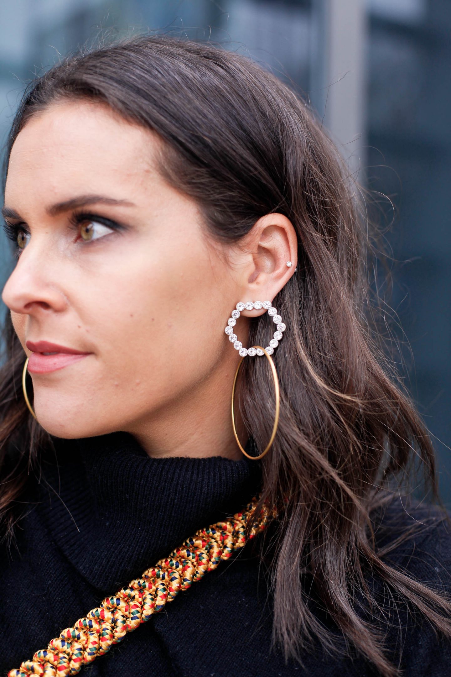blogger statement earrings