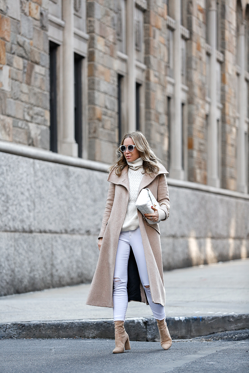 how to wear white in the winter